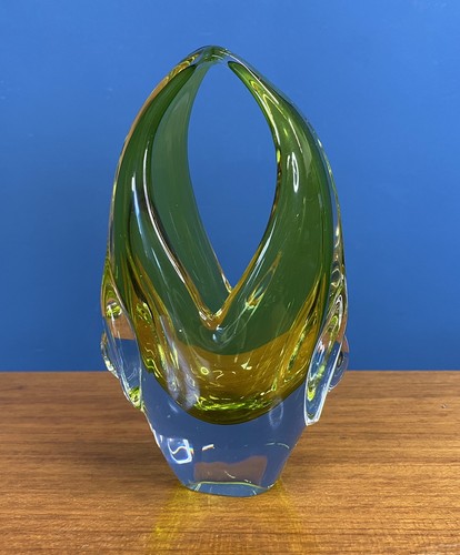 Vintage amber murano - murano, glass