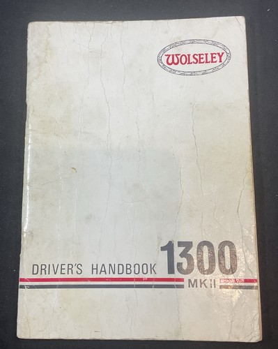 Wolseley drivers handbook - drivers,