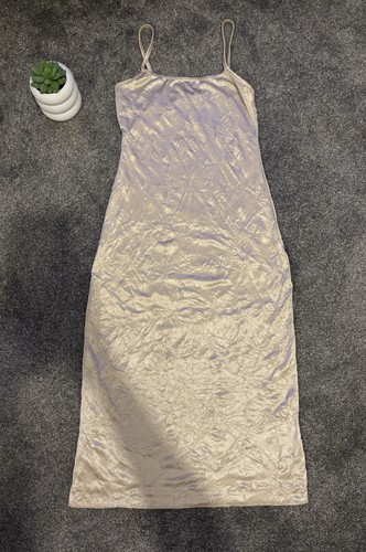 Silky champagne colour - , midi