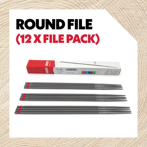 Oregon 12x round chainsaw - round,