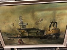Naval acryllic or oil painting