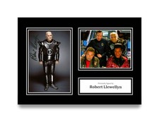 Robert Llewellyn Signed A4
