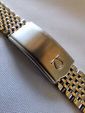Omega Replacement Beads Of Rice Vintage Watch Strap Stainless Steel 18mm