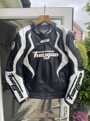 Mens leather race jacket - mens, by