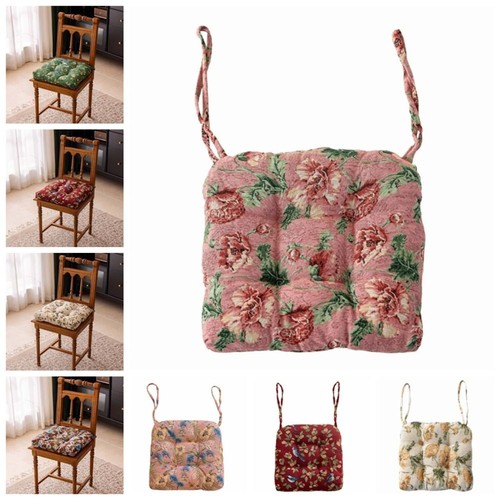 With ties print chair cushions - ties,
