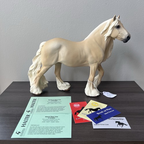 Custom breyer palomino vanner - breyer,