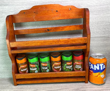 Wood Spice Racks  2 Tier