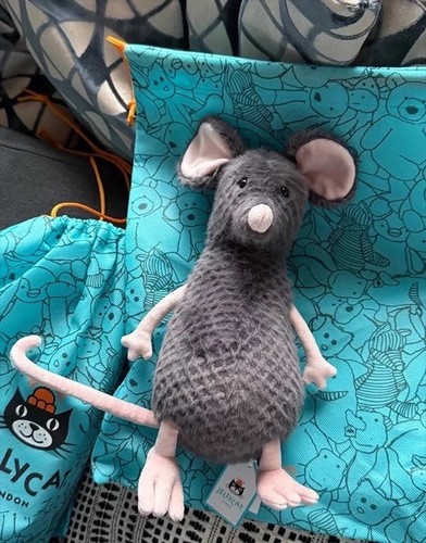 Jellycat lachlan sad rat - lachlan,