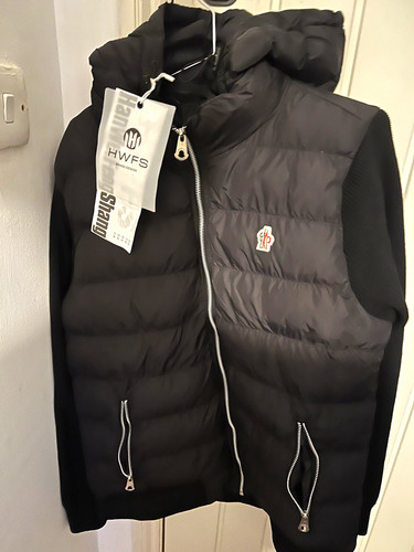 Moncler grenoble black hooded - moncler,