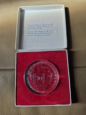 Commemorative Glass Medallion