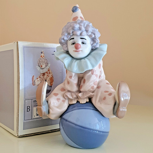 Lladro porcelain clown - lladro,