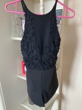 Women's topshop black lace