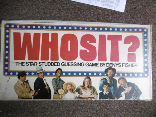 Vintage 1976 whosit - vintage, board