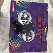 4 Inch Twin Mirror Rotating Disco Ball- Used But Working