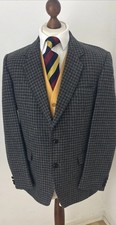 Donegal Tweed Vintage Check 100% Wool Sports Jacket Blazer Men’s 42R