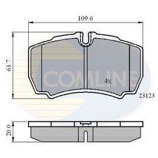 Brake Pads Set For Iveco Daily