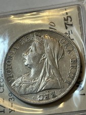1894 Victorian Crown Sterling