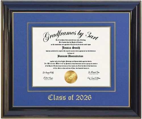 Personalized diploma frame - personalized,