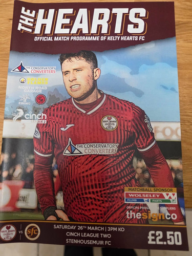Kelty hearts stenhousemuir - hearts, v