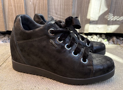 Igi black trainers uk 6 - black,