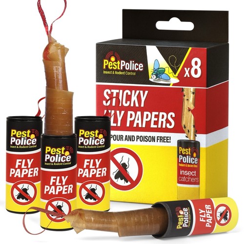 Fly insect catchers paper - 8x,