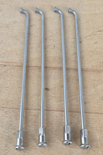 4 x 170mm Motorcycle Wheel Spokes & Nipples Stainless Steel 4mm Dia 80degree