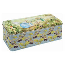 Beatrix Potter Peter Rabbit Long Rectangular Storage Tin Garden Accessories