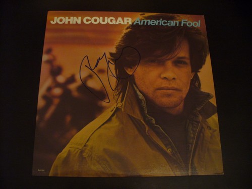 John cougar mellencamp signed - john,