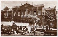 Aylesbury Corn Exchange & County Hall Buckinghamshire Posted 1933 RP Postcard