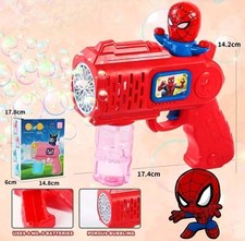 Spiderman Kids Bubble Gun