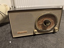 1950s Phillips Vintage Radio, Working Noobs , Working Original Plug Socket.