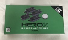 Sonik HeroX 3 + 1 Bite Alarms + FREE BIVVY LIGHT