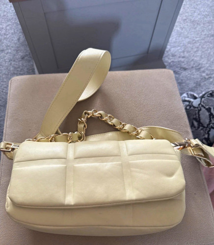 Topshop yellow quilted - yellow,