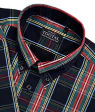 TOOTAL BLACK TARTAN 422 S/S