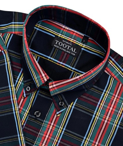 Tootal black tartan 422 s - tootal, s/s