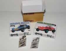 Miniature Sand Rover & Holiday Buggy style boxes, manuals, shipping box
