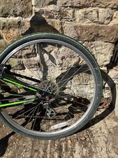 A Carrera Abyss bike in black and green