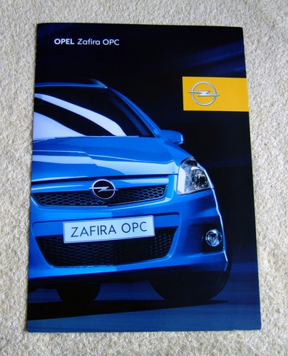 Opel zafira opc brochure - opel,