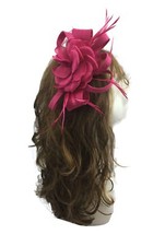 Ladies & Women Wedding Hat Sinamay Fascinator Races Royal Ascot Clip&Headband UK