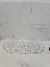  Amazon Basics Clear Lazy Susan Turntable Organiser, 30.5 cm, 2-Pack