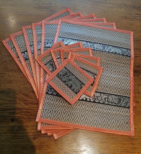 Thai style wicker placemats - thai,
