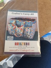 Quilters Trading Post  Crafters CarryAll Bag Pattern  Used But In Good Condition