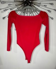 Boohoo Red Off The Shoulder