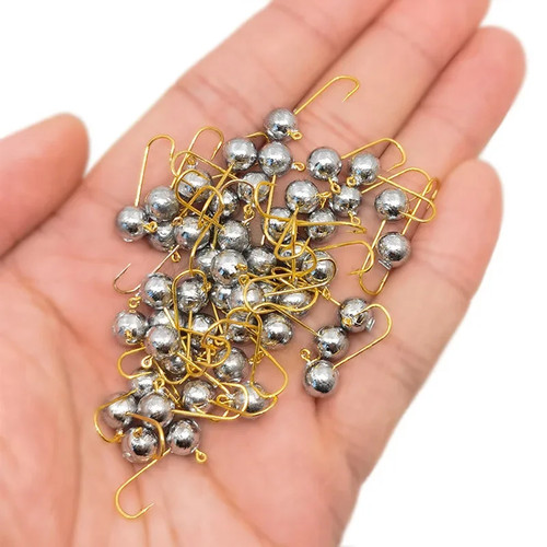 Mini jig head hooks barbed - jig,