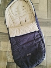 M&P Luxury Footmuff Cosytoes Blue Fits Ocarro Flip Urbo Sola Prams