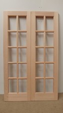 French door pair external - door,
