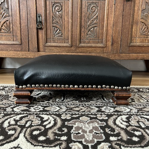 Vintage small black faux - small,