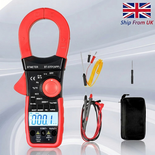 Clamp meter trms - trms, 2000v