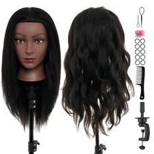 100% Real Hair Training Head