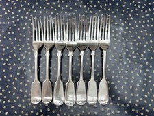 Set of 7 Vintage Silver Plated